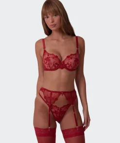 Vamp All Yours Suspender - Dark Red