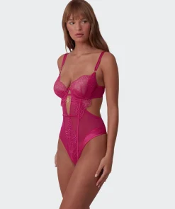 Vamp Be Mine Bodysuit - Dark Pink