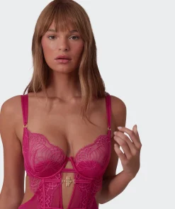Vamp Be Mine Bodysuit - Dark Pink