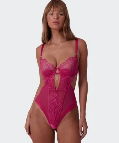 Vamp Be Mine Bodysuit - Dark Pink