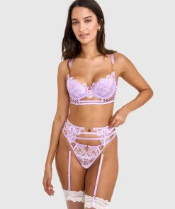 Vamp Hola Mamacita Suspender - Purple