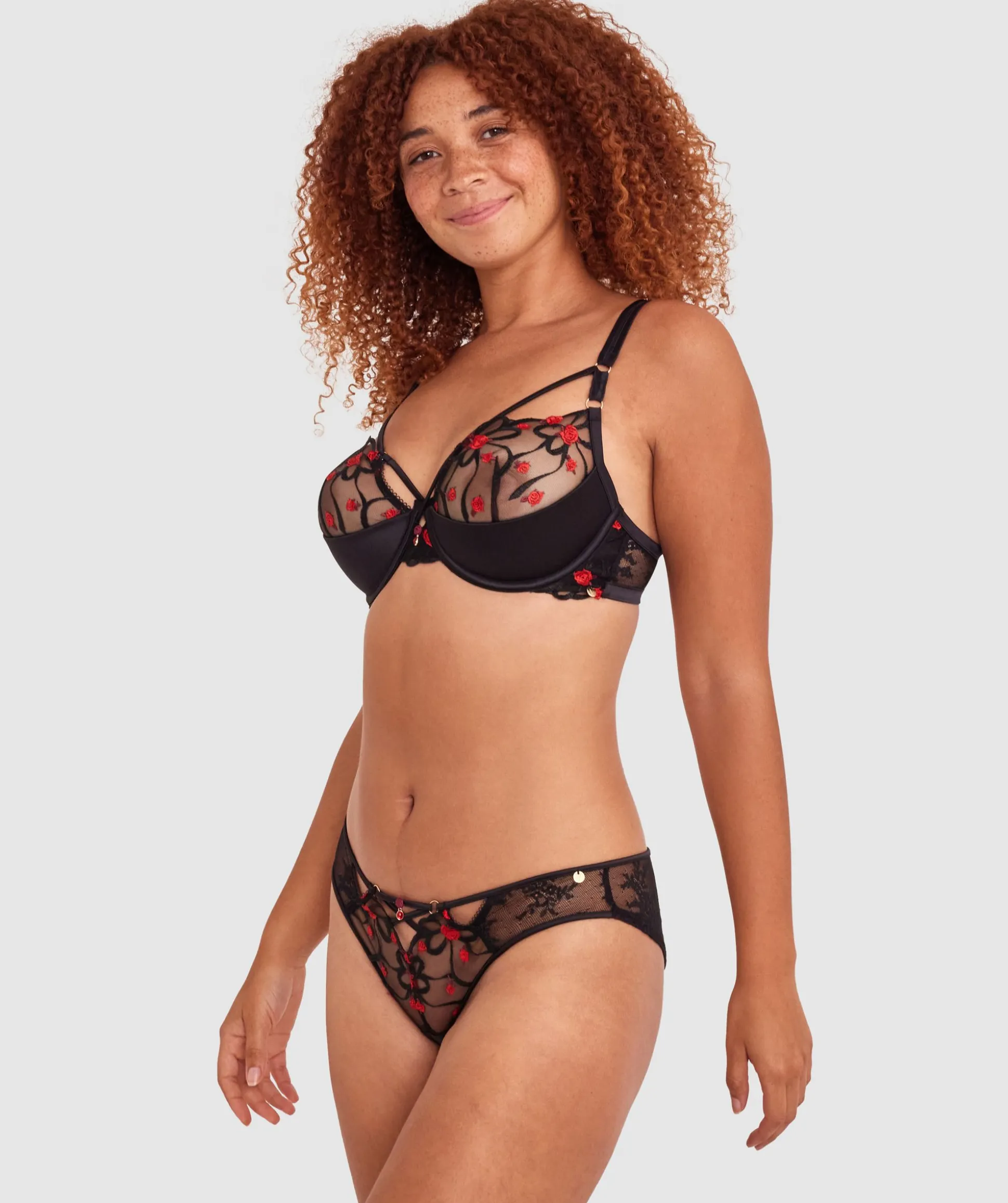 Vamp Out For Blood Push Up Bra - Black