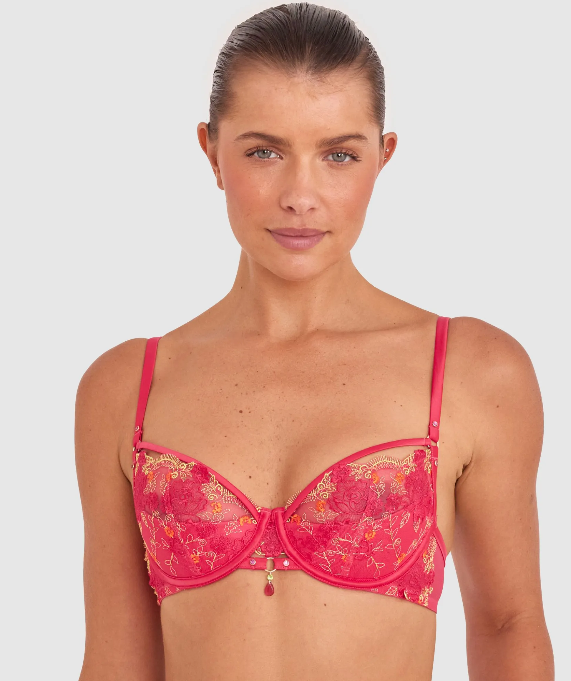 Vamp Picturesque Push Up 1/4 Cup - Hot Pink