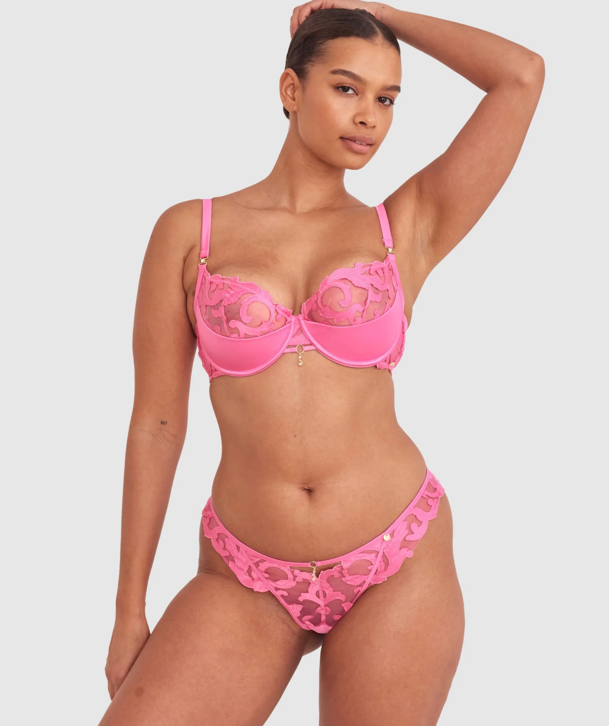 Vamp Pink Passion Push Up 1/4 Cup - Pink