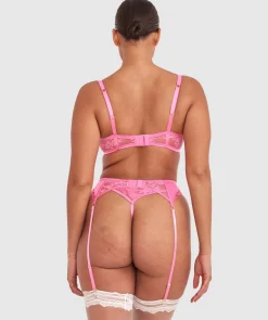 Vamp Pink Passion Suspender - Pink