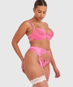 Vamp Pink Passion Suspender - Pink