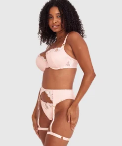 Vamp So Polite Suspender - Pale Pink