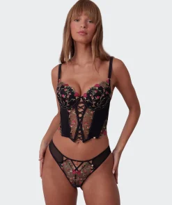 Vamp Stay The Night Push Up Corset - Black