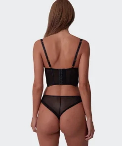Vamp Stay The Night Push Up Corset - Black