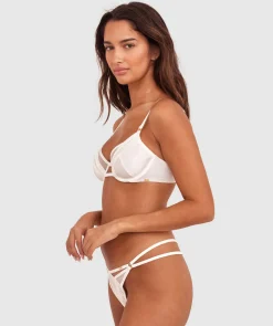 Vamp Strung Up High Leg String - Ivory