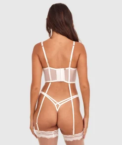 Vamp Strung Up Unlined Delight Corset - Ivory