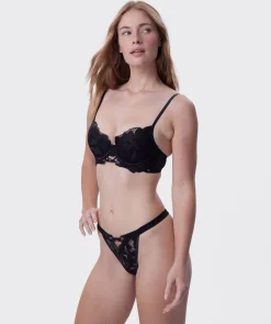 Vamp Up All Night Push Up Bra - Black