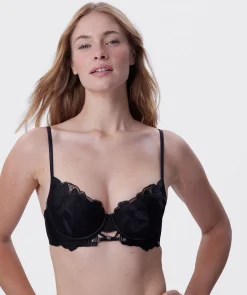 Vamp Up All Night Push Up Bra - Black