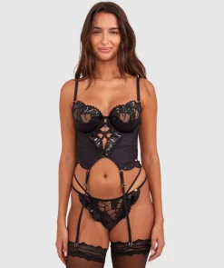 Vamp Vixen Waspie - Black