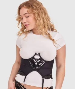 Vamp Vixen Waspie - Black
