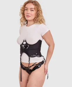 Vamp Vixen Waspie - Black