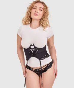 Vamp Vixen Waspie - Black