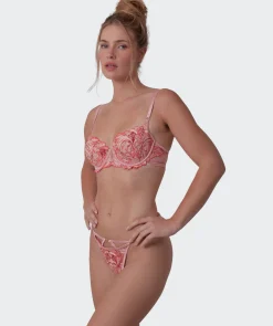 Vamp Your Loss High Leg G String - Dusty Pink