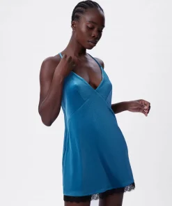 Verity Short Slip - Teal