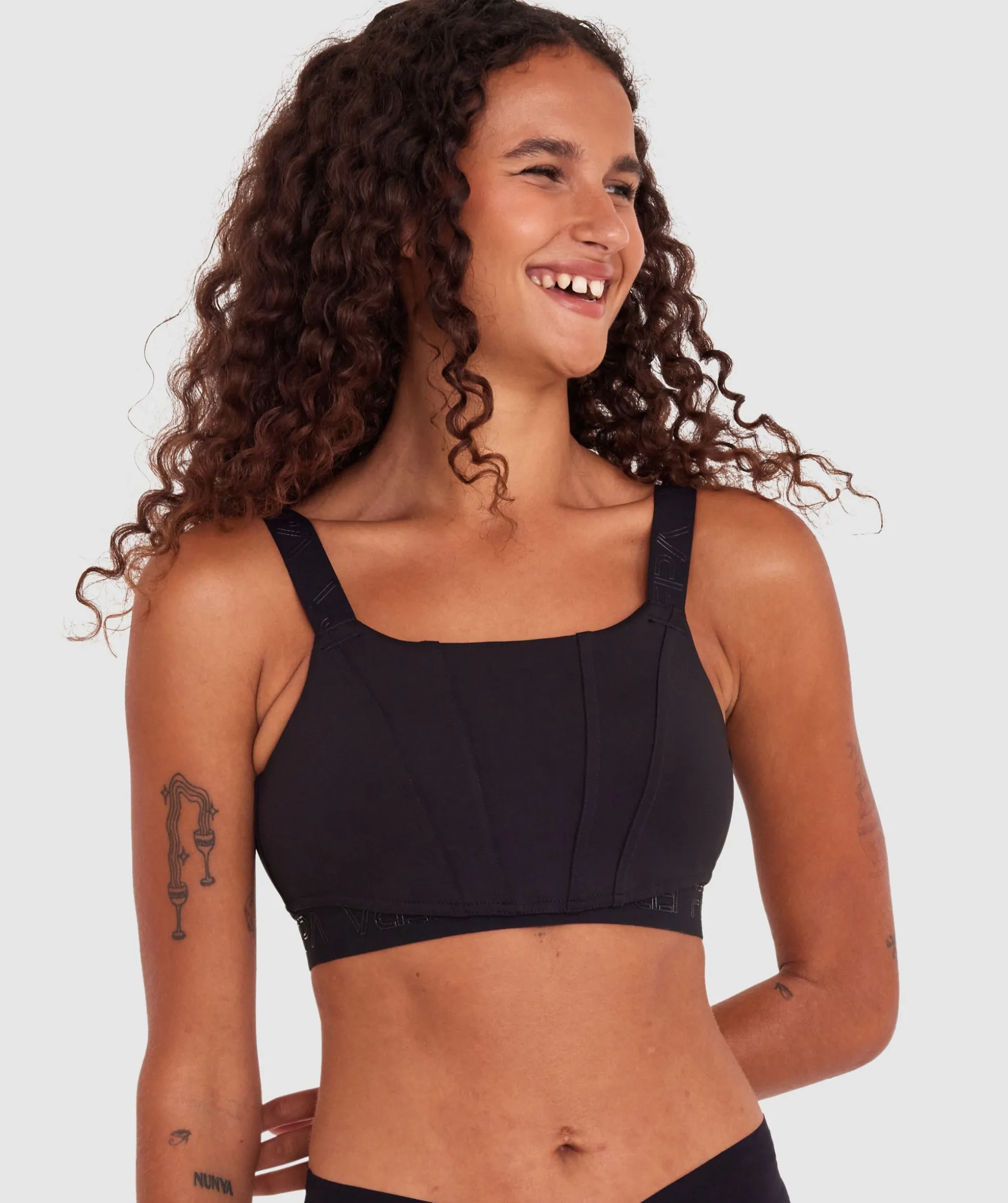 Work It Sports Crop - Black
